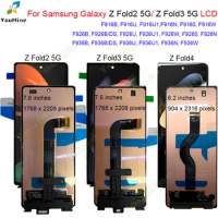 AMOLED For Samsung Galaxy Z Fold3 5G Z Fold 3 5G F9260 lcd Display Touch Screen For Samsung Z Fold2 Z Fold 4 5 LCD