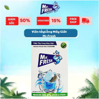 [Mr.Fresh] ￼Viên tẩy lồng máy giặt Mr.Fresh hộp 16 viên Làm Sạch