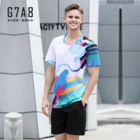 2022 New Badminton Shirts Men Ping Pong Volleyball Team Game Sportswear Sets Quick Dry Table Tennis Training Suit Tennis Jersey