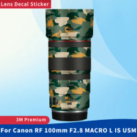 For Canon RF 100mm F2.8 MACRO L IS USM Camera Lens Skin Anti-Scratch Protective Film Body Protector Sticker RF100 100 2.8