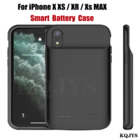 KQJYS PowerBank Battery Charger Cases For iPhone XR Xs External Power Bank Battery Charging Cover For iPhone Xs MAX Battery Case