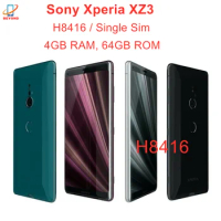 Sony Xperia XZ3 H8416 4G LTE 6.0" Snapdragon 845 Octa Core 4GB RAM 64GB ROM NFC Fingerprint Original Cell phone