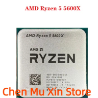 AMD New Ryzen 5 5600X R5 5600X 3.7 GHz 6-Core 12-Thread 7NM 65W L3=32M 100-000000065 Support Desktop CPU Gaming Socket AM4