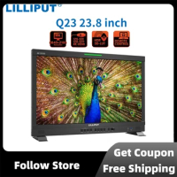 LILLIPUT Q23 23.8 Inch 4K 12G-SDI 3D-LUT HDR Gammas Monitor Professional Broadcast Production Studio with 12-SFP HDMI 2.0 Input