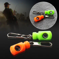 3pcs New Stable S/L Balance Fishing Sinker Slip Clip Hook Plastic Head Swivel With Hooked Clear Snap