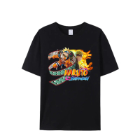 T-Shirt Anime Uzumaki Naruto Hitam