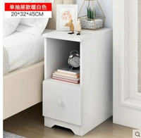 床頭櫃簡約現代仿實木臥室櫃子簡易床邊小櫃子儲物櫃