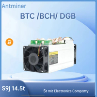 Hot Sale Bitmain Antminer S9 Btc Miner 14.5th/S Asic Miner with Apw3 Power Supply