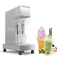 Commercial Ice Cream Mixer Machine Stainless Steel Real Fruit Swirl Ice Cream Blender Auto Swirl Frozen Yogurt Ice Cream Mixer
