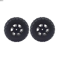 2pcs * EBOYU 16300 Alloy Rims and Tires RC Car Wheels for MJX H16H H16E H16P RC Car