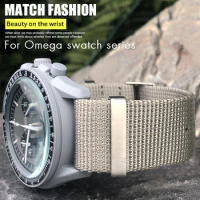 20mm 22mm High Quality Nylon Canvas Long Strap for Omega Watch Speedmaster Seamaster 007 for IWC Rolex Tudor Colorful Watchband
