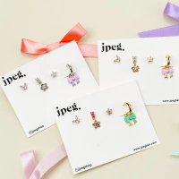JPEG - Sweetie Earring Set เซตต่างหู คําแนะนําการขายที่ร้อนแรงในเดือนนี้