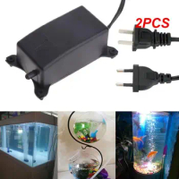 2PCS Aquarium Oxygen Air Pump Increasing Oxygenator For Fish Tank Ultra Silent Air Compressor Aerator Portable Fish Tank