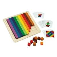 《  PLAN TOYS 》木製  彩色方塊多元學習組 東喬精品百貨