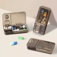 3-in-1 multifunctional Pill Cutting Machine, Cutting medicine box ，Crusher, Pill Organizer Travel ，grinding , pill stor