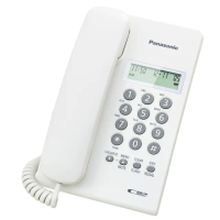 【Panasonic 國際牌】來電顯示有線電話機-黑/白色(KX-TSC60)