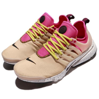 【NIKE 耐吉】休閒鞋 Air Presto Ultra 運動 女鞋 經典款 魚骨鞋 襪套 球鞋 穿搭 米白 粉(917694-200)