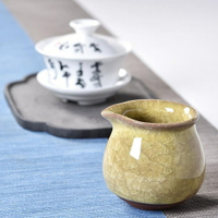 冰裂釉茶海公道杯陶瓷功夫整套茶具茶盤配件