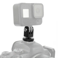 Stainless Steel Mount with Cold Shoe for GoPro 9 8 Camera Tripod Adapter for Monitor Light Bracket for OSM Action Insta360 ONE R