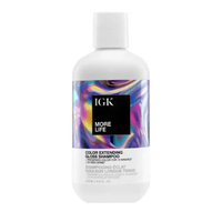 IGK MORE LIFE Color Extending Gloss Shampoo | Preserves Color Treated Hair | UV Protection | Vegan +