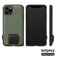 強強滾p-SNAP! iPhone 11 Pro Max(6.5吋)專用 軍規防摔相機殼▲Green綠