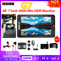 OSEE G7 7 Inch Full HD Monitor 1920 ×1200 3G SDI 4K HDMI- in&amp;Output Ultra-Bright 3000 Nits for DSLR Camera Field HDR Monitor