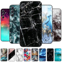 For Samsung Galaxy M54 Case Landscape Marble TPU Soft Silicone Phone Back Cover for Galaxy M14 5G / M34 5G / M 54 5G Protection