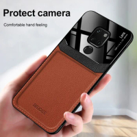 I coque,cover,case,For HuaWei Mate 20 Mate20 Pro 20Pro On leather Mirror glass Silicone Shockproof phone Luxury soft cute cases