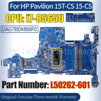 DAG7BDMB8F0 For HP Pavilion 15T-CS Laptop Mainboard L50262-601 SREJP i7-8565U 100％ Tested Notebook Motherboard