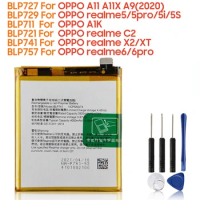 Replacement Battery BLP711 BLP727 For OPPO A11 A11X A9 2020 Realme 5 6 5Pro 6Pro 5i 5S A1K C2 X2 XT BLP729 BLP741/757