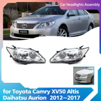Headlights Assembly for Toyota Camry XV50 Altis Daihatsu Aurion Asian 2012~2017 Fog Lights Map Halogen Corner Lamps Accessories