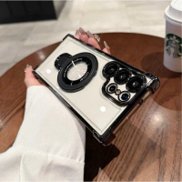 Hard Case Ring Untuk Samsung A35 5G / A55 5G / A25 5G / A15 4G/5G Case Magnetic Camera Protection