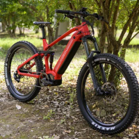New Arrivals Full Suspension 1000W 48v Bafang Mid Drive Electric Mountain Bike