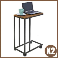 【居家cheaper】多功能幾何角落邊桌附輪-2入 小邊桌 茶几 筆記型電腦桌