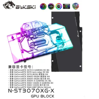 Bykski N-ST3070XG-X,RGB GPU Water Block For ZOTAC Geforce RTX 3070 X GAMING OC 8G/Twin Edge/ZOTAC 3060/3060ti Video Card