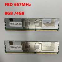 Server Memory FBD ECC 667MHz 4GB 8GB For Hynix HP DDR2 PC2-5300 2Rx4 4Rx4 PC2-5300F FB-DIMM RAM Fully-Buffered DIMM FBDIMM RAM