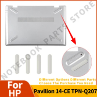 Plastic Rubber Feet For HP Pavilion 14-CE TPN-Q207 13-AN TPN-Q214 Laptop Bottom Case Anti Slip Strips Notebook Accessorie Silver