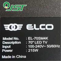 100% New 16pcs/Kit LED Strips for ELCO 70 TV EL-70SM4K EL 70SM4K EL70SM4K