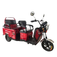 Adult Electric Motorcycle 3 Wheel Electric Tricycles With Passenger Seat And Cargo