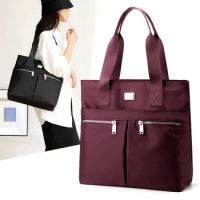 New High Quality Women's Shoulder Bag Large Capacity Travel Bag For Elderly Mothers Nylon Cloth Mobile Phone Change Handbag