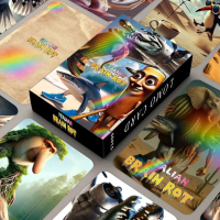 Bộ thẻ lomo hình sao Thái Lan 60 tấm Tungtungtung Sahur BM Laser Hologram, Bangsaen Fight Club, STRA