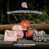 AMMARKIDS X RIKO THE SERIES Tas sekolah anak dan tempat makan