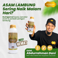 NUTRIGAMAT Sea Cucumber 500ml Jelly Gamat Gold Meredakan Maag dan Asam Lambung | Nutri Gamat Jely Ga