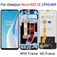 Black 6.56 Inch For Oneplus Nord N20 SE N20SE NordN20 SE CPH2469 LCD Display Touch Screen Digiziter Assembly / With Frame