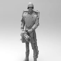 Unassambled 1/24 Man stand modern Resin figure miniature model kits Unpainted