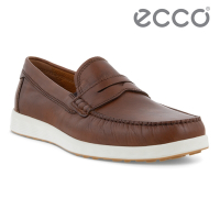 ECCO S LITE MOC M 莫克系列輕巧樂福鞋 男鞋 棕色