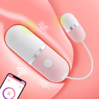 20 Frequency Wireless APP Control Jump Egg Vibrator Wearable Bullet Vibrator Capsule Wear Vibrating Panties Sex Toys For Couples