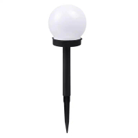 Solar Round Bulb Ground Lawn Light Outdoor Waterproof Garden Decorative Lighting Night Light Street 