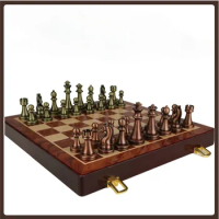 King And Queen International Chess Set Pieces Wood Travel Games Design Chess Professional Ajedrez Madera Wooden Chess Set Board