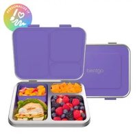 Bentgo Kids Stainless Steel Lunch Box fuschia